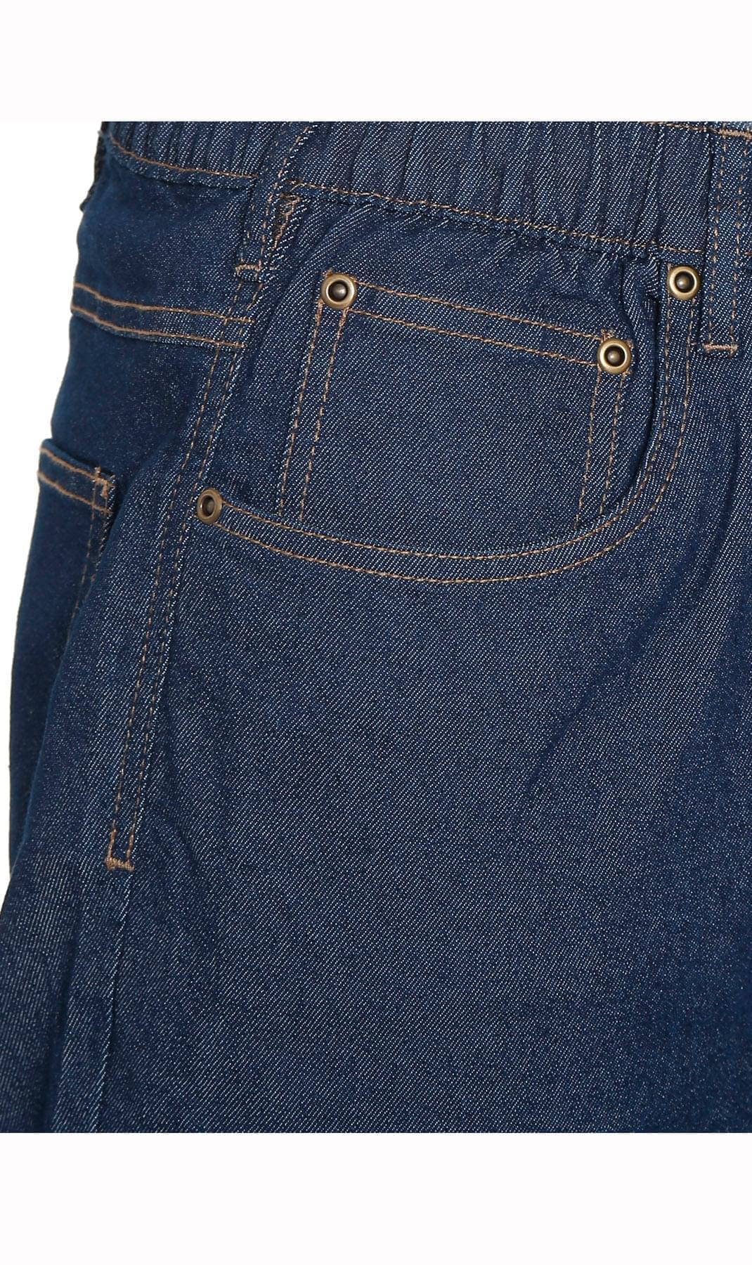 Men's Pull-On Denim & Twill Pants – Elastic Waist, Relaxed Fit