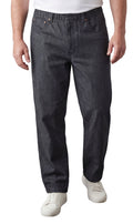Men's Pull-On Denim & Twill Pants – Elastic Waist, Relaxed Fit