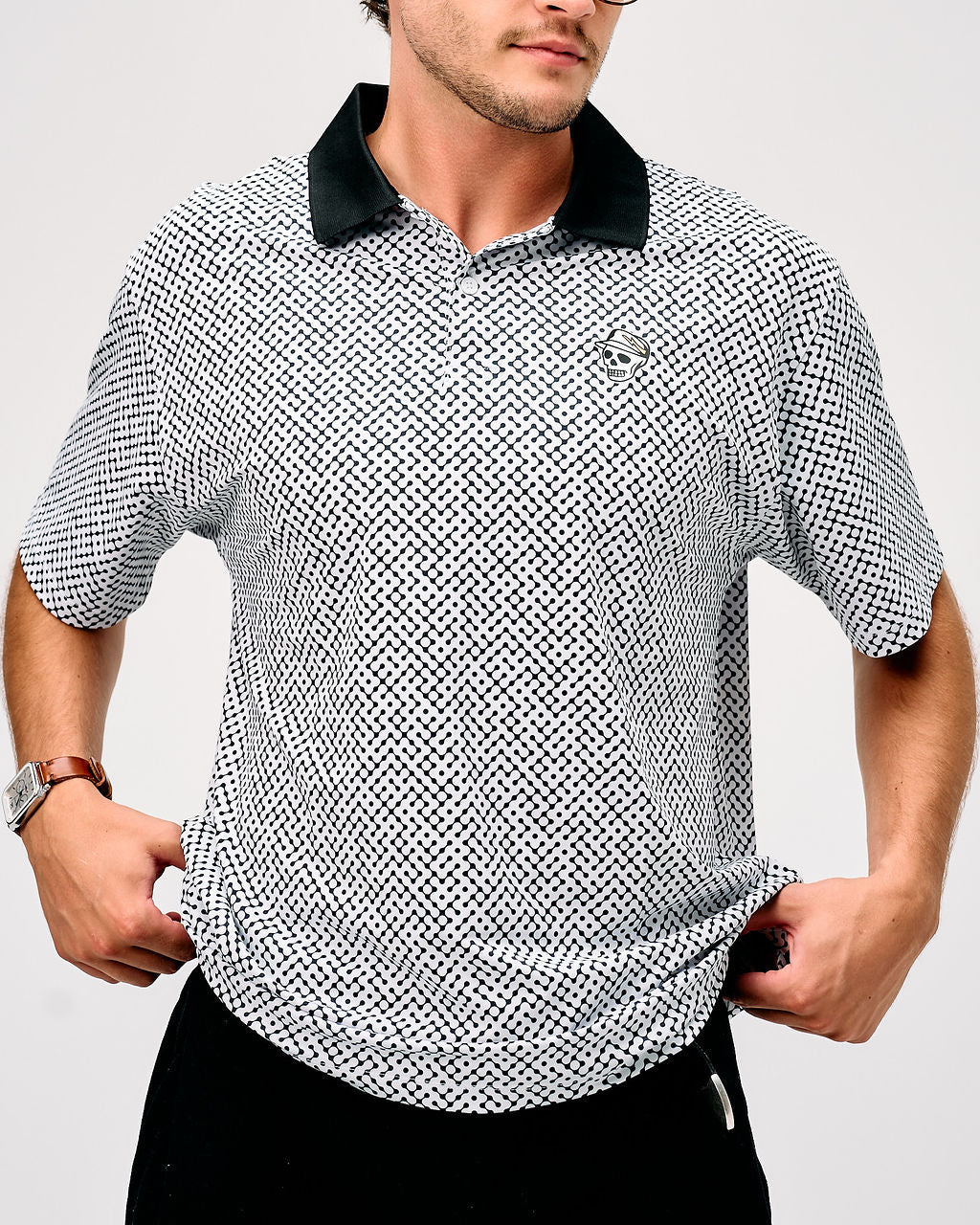 Oasis Polo – Navy | Moisture-Wicking Golf & Resort Polo