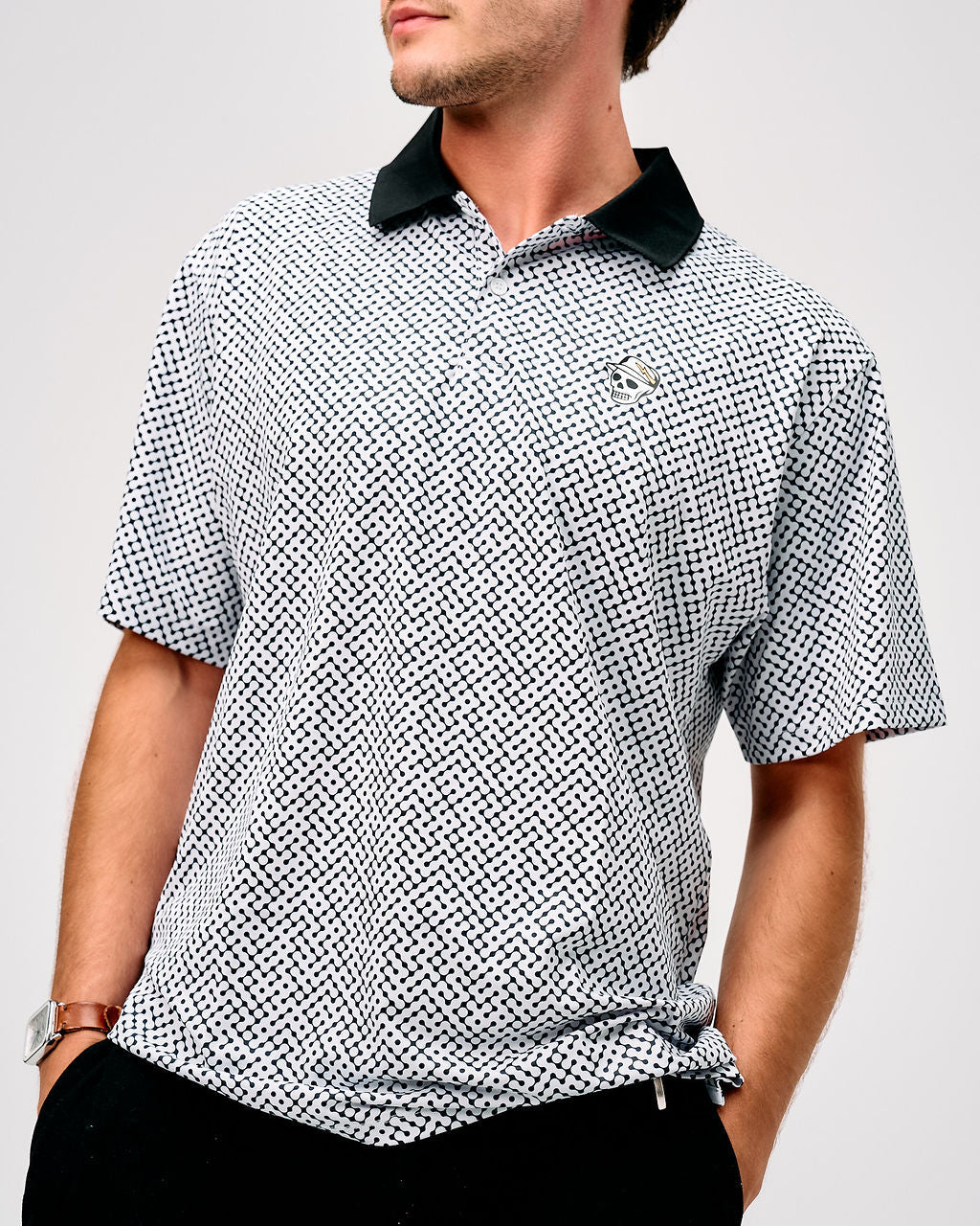 Oasis Polo – Navy | Moisture-Wicking Golf & Resort Polo