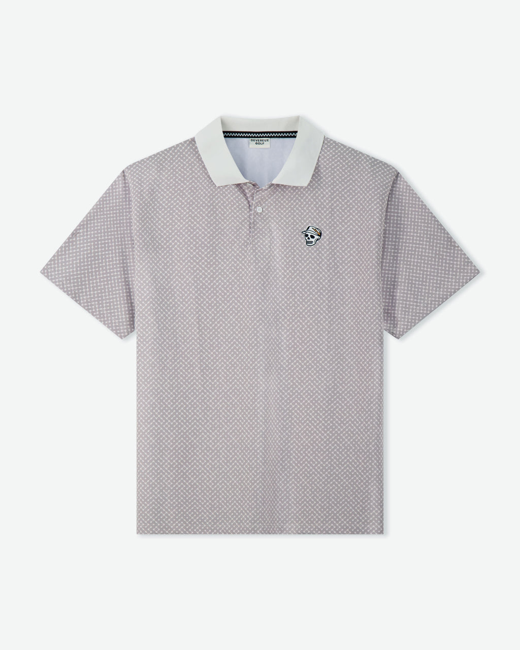 Labyrinth Polo - Grey / White