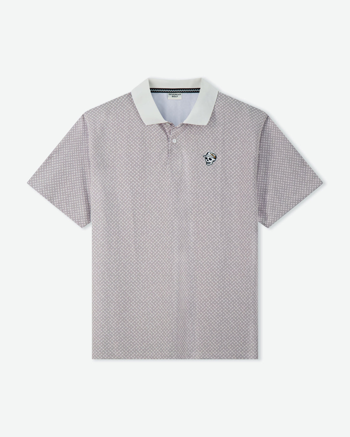 Labyrinth Polo - Grey / White