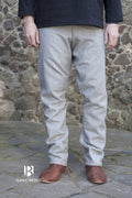 Wool Thorsberg Pants – Authentic Viking & Germanic Fenris Grey
