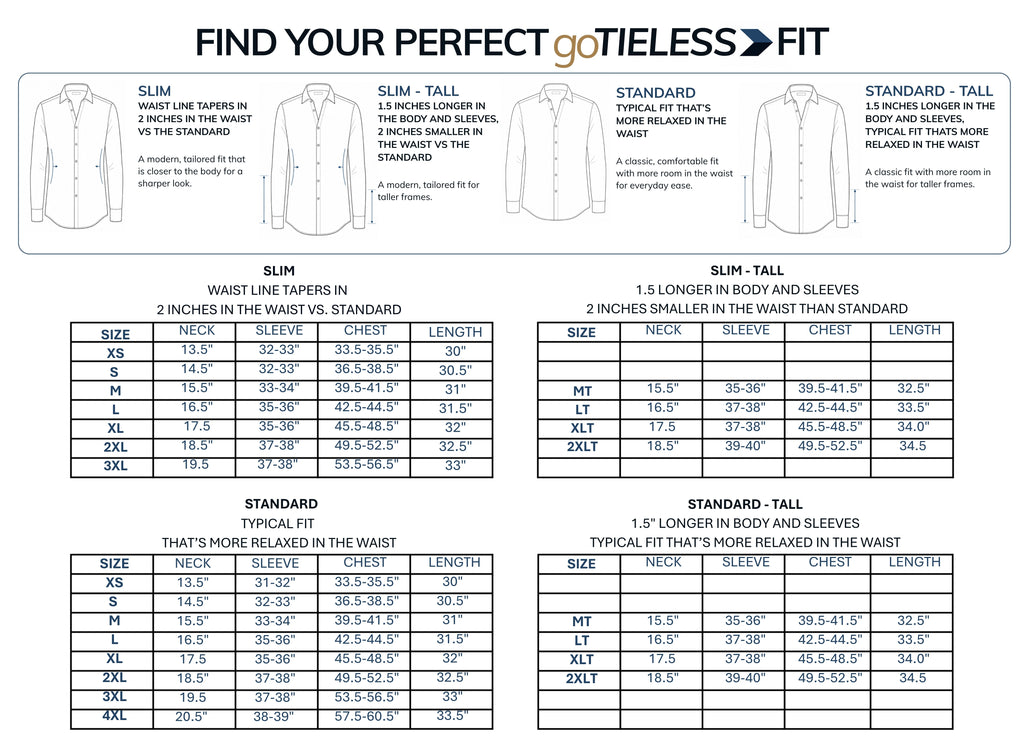 goTIELESS Ultimate Dress Shirt – Black | Business Casual Perfected