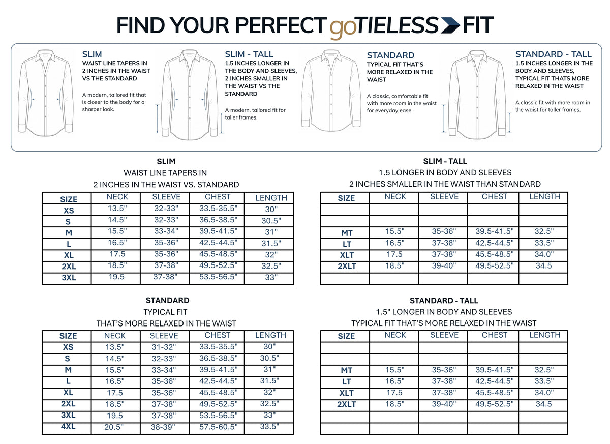 goTIELESS Ultimate Dress Shirt – Black | Business Casual Perfected
